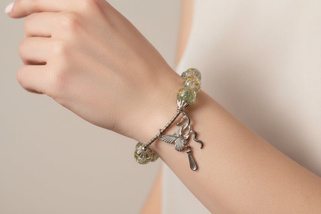 Butterfly snake bracelet