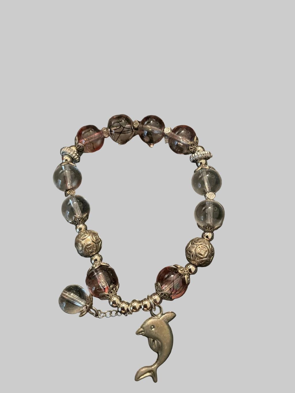 Dolphin charmed bracelet