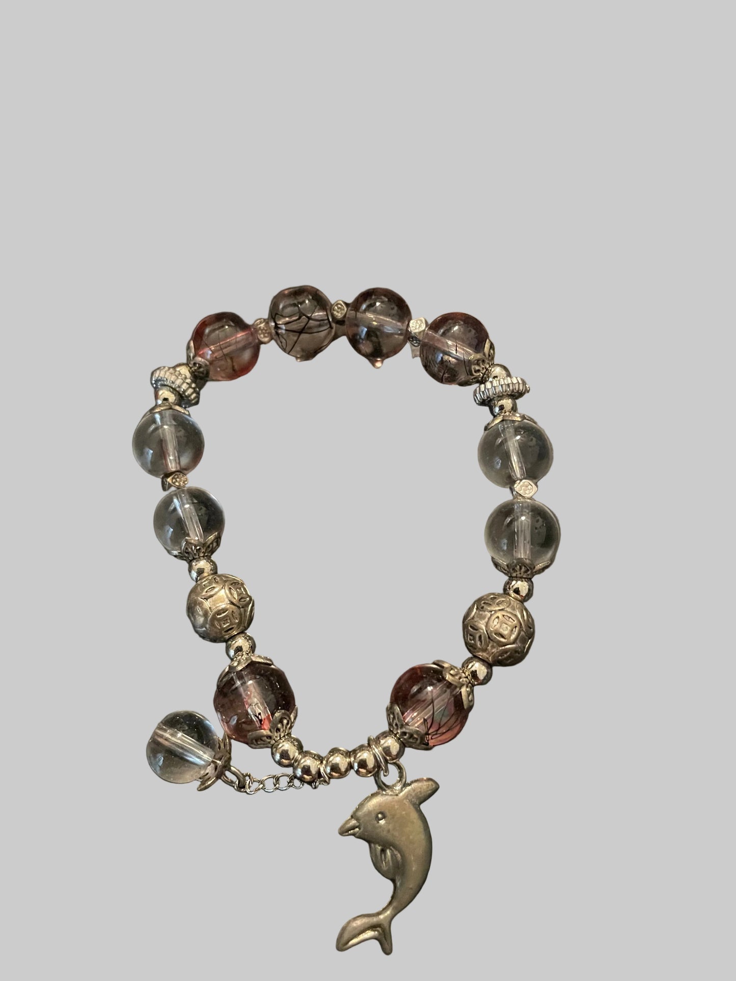 Dolphin charmed bracelet