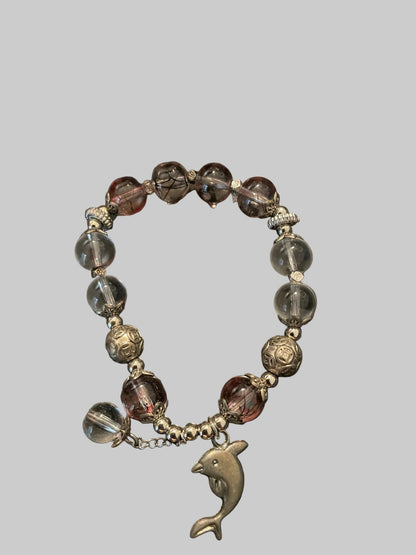 Dolphin charmed bracelet
