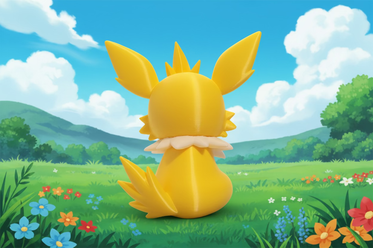 Jolteon Pokemon 3D printed